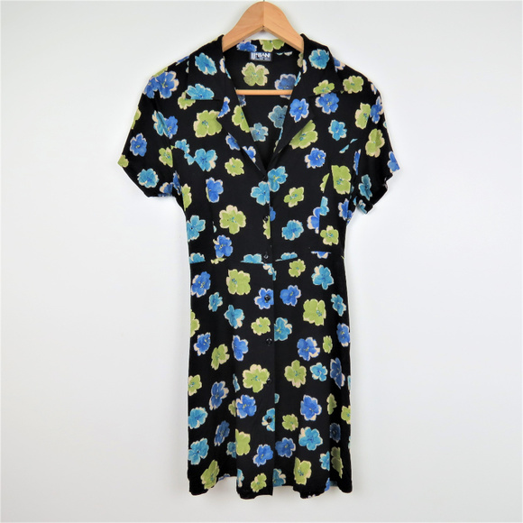 90s floral babydoll dress